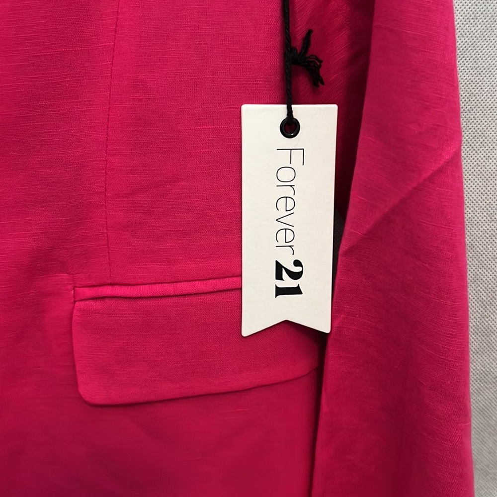 Forever 21 fushia blazer - Picture 3 of 4